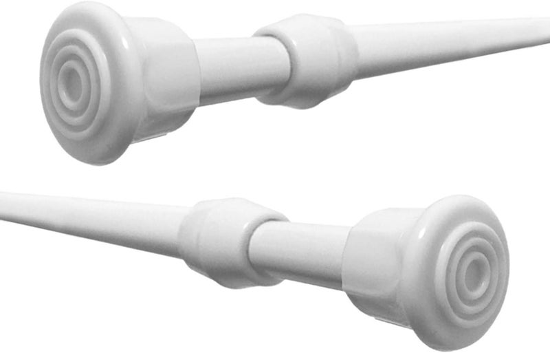WindBreath Tension Shower Curtain Rod (White-16x28") - Image 1